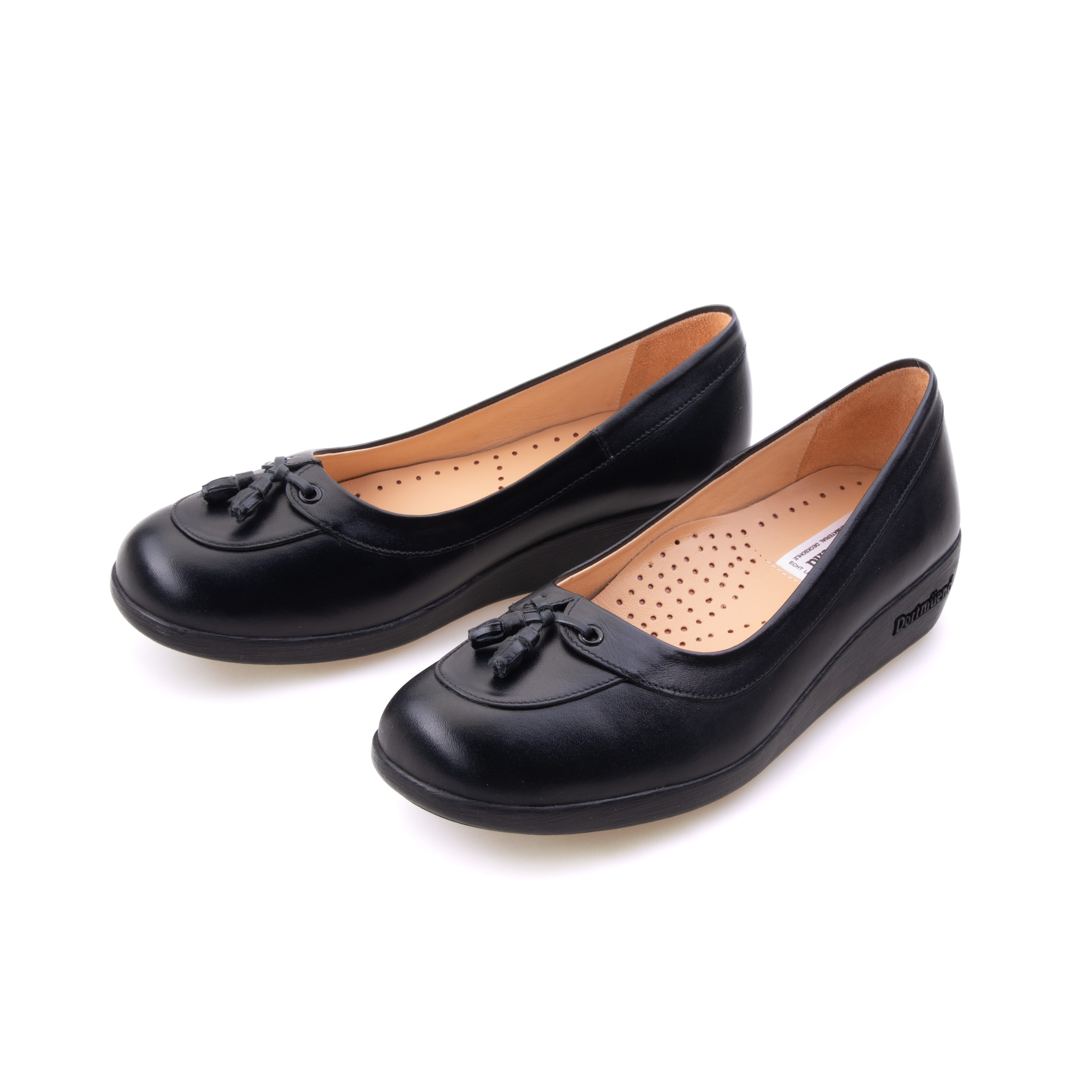 Megan JS512 Black Dortmuend Pro Series 1.25 Inch Heel Health Shoes for Long Walks - Long Standing, Black Shoes, Teacher Shoes ราคา 3,273 บาท*ส่งฟรี