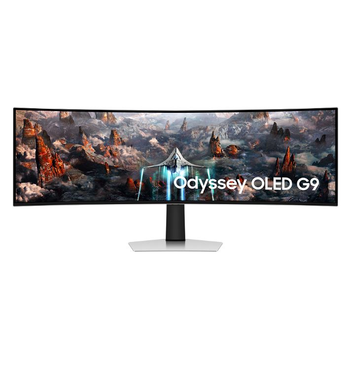 MONITOR (จอมอนิเตอร์) SAMSUNG ODYSSEY OLED G9 LS49CG934SEXXT - 49" OLED 2K 240Hz CURVED FREESYNC PREMIUM PRO ราคา 57,360 บาท*ส่งฟรี