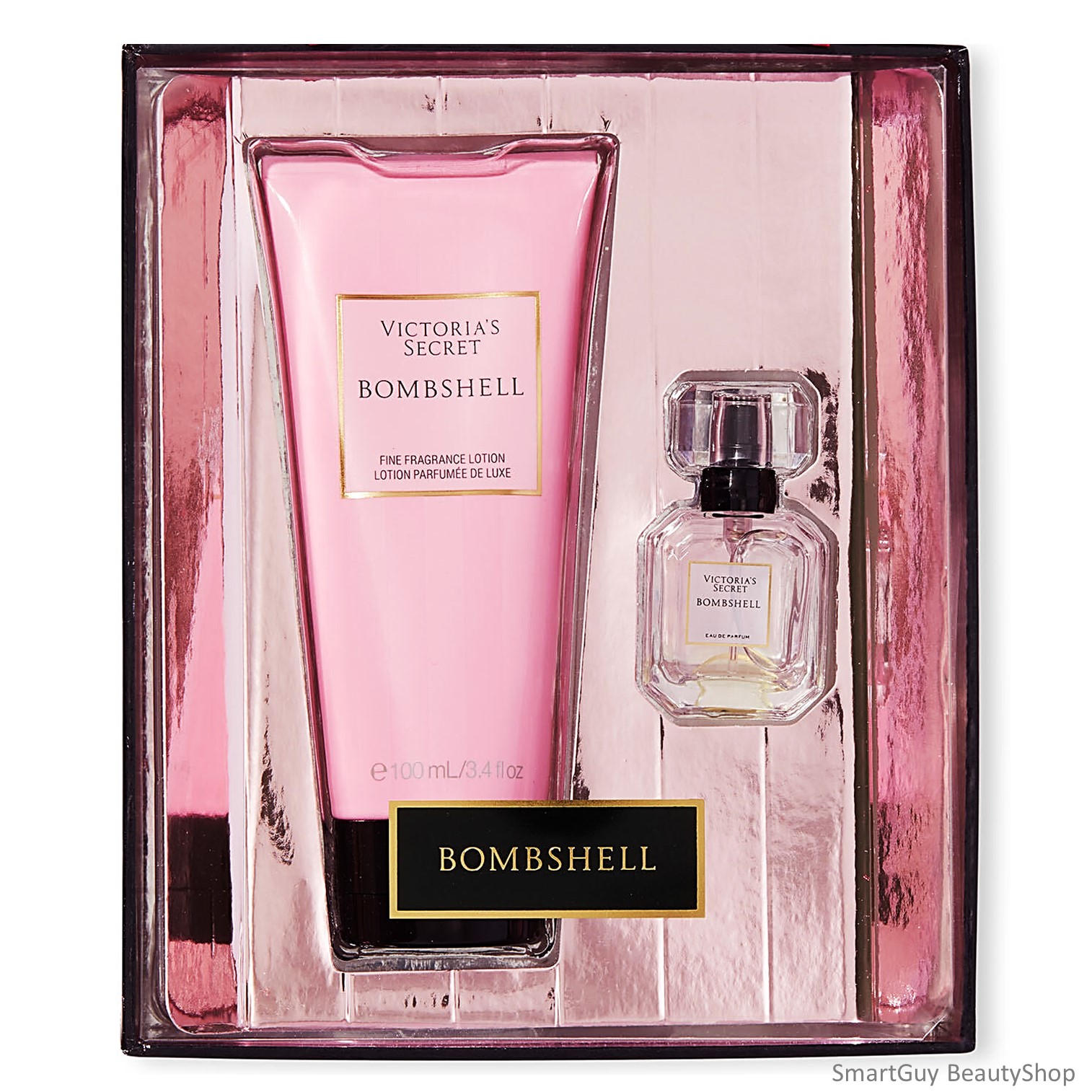 Victoria’s Secret BombShell 2-Piece Giftset เซ็ตน้ำหอม+โลชั่นสำหรับผิวกายกลิ่นหอมใหม่สุดพิเศษจากวิคตอเรียซีเคร็ทของแท้พร้อมส่ง ราคา 1,490 บาท*ส่งฟรี
