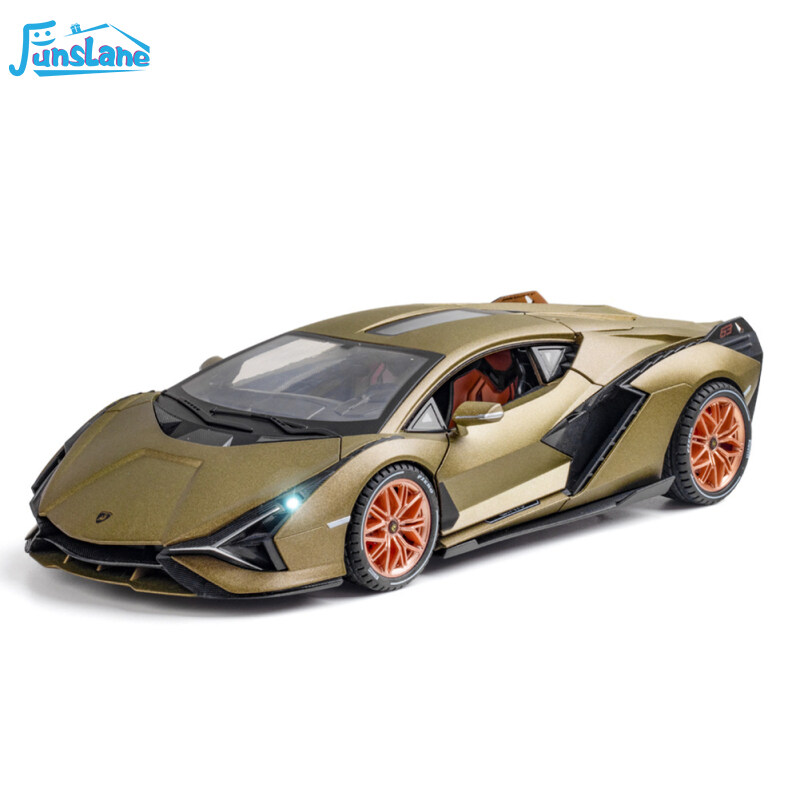 FunsLane Simulation 1:18 Alloy Model for Lamborghini SIÁN FKP 37 Foam Box  Collect Ornaments 