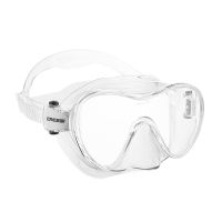 Cressi F1 Frameless Scuba Diving Mask Tempered Glass Single Lens One Window Low Volume Snorkeling Swimming