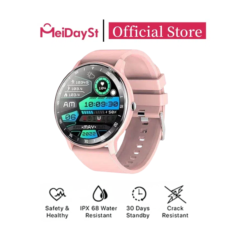 MEIDAYST สไตล์ใหม่ Smartwatch 1.28 นิ้วหน้าจอสัมผัสเต็มรูปแบบโหมดกีฬา heart rate GPS motion track IP67 นาฬิกากันน้ํา Android IOS ราคา 2,399 บาท*ส่งฟรี
