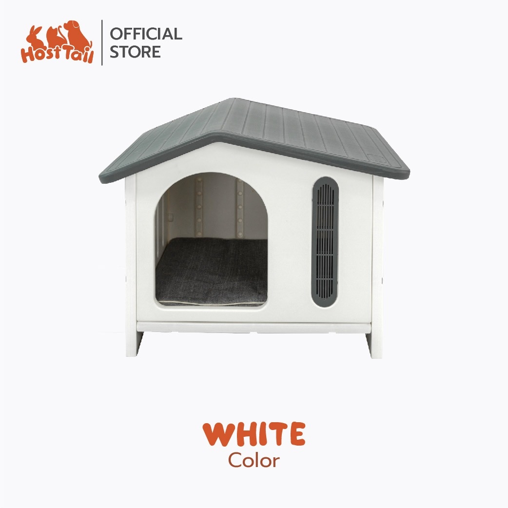 Hosttail บ้านสุนัขสไตล์ญี่ปุ่น รุ่น Dog Home " ไม่มีอุปกรณ์เสริม " ผลิตจากพลาสติกคุณภาพ Premium HDPE food Grade ราคา 2,690 บาท*ส่งฟรี