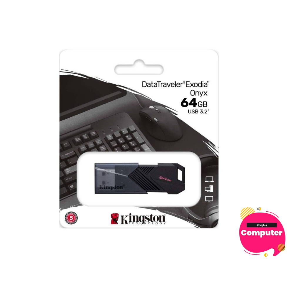 ๊๊USB KINGSTON 64GB USB3.2 Gen1 ร้านไทยสินค้ารับประกัน TH💥💥 ราคา 156 บาท*ส่งฟรี
