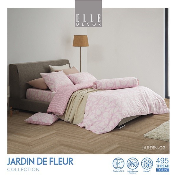 ELLE DECOR ปลอกหมอนข้าง (2ชิ้น) รุ่น JARDIN DE FLEUR รหัส ELLE JARDIN-03 ส่งฟรี ราคา 858 บาท*ส่งฟรี