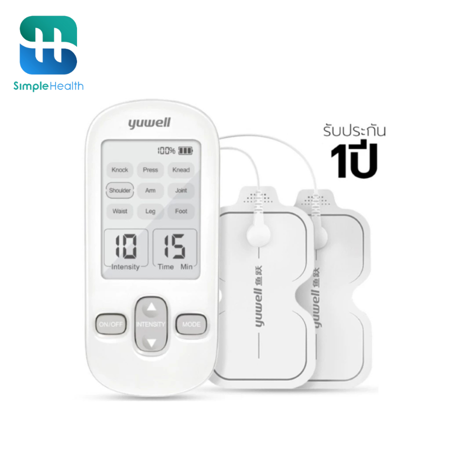 Simple health th electric stimulation massager electric muscle stimulator muscle stimulators pain relief continuous operation 4 hours 1 year warranty ราคา 2,199 บาท*ส่งฟรี