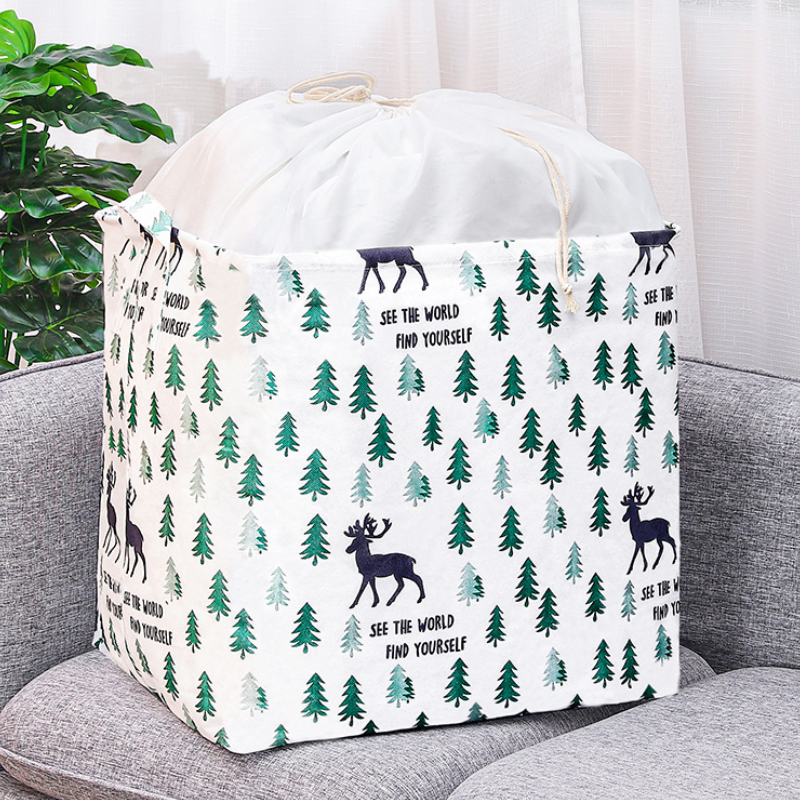 ถุงเก็บของอเนกประสงค์ 100L/140L ถุงเก็บผ้าห่ม กระสอบผ้า บรรจุของใช้ในบ้าน ความจุขนาดใหญ่ ป้องกันฝุ่นและความชื้น ราคา 45 บาท*ส่งฟรี