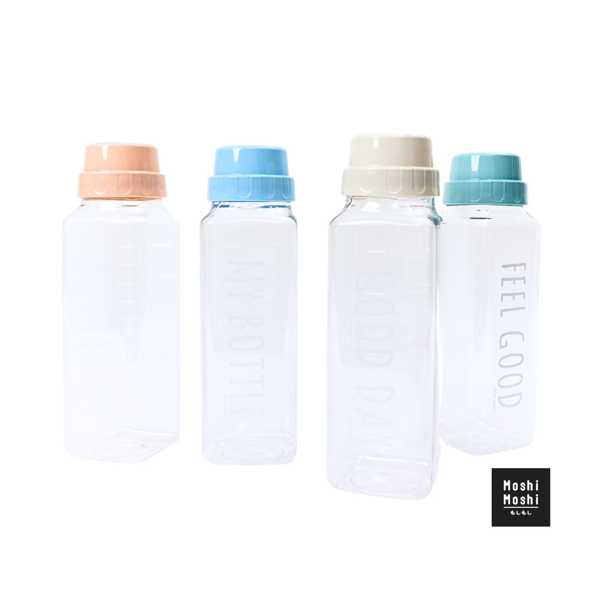 Moshi Moshi ขวดน้ำพลาสติก ขวดน้ำพกพา มีฝาปิด ขนาด 1400 ml. รุ่น 7100054236-54239 ราคา 35 บาท*ส่งฟรี