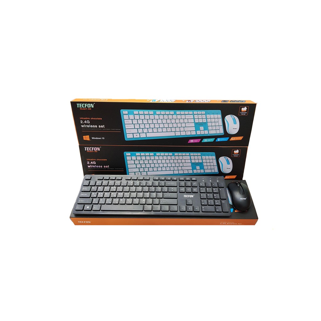 Tecfon F-358 Keyboard+Mouse Wireless set 2.4G