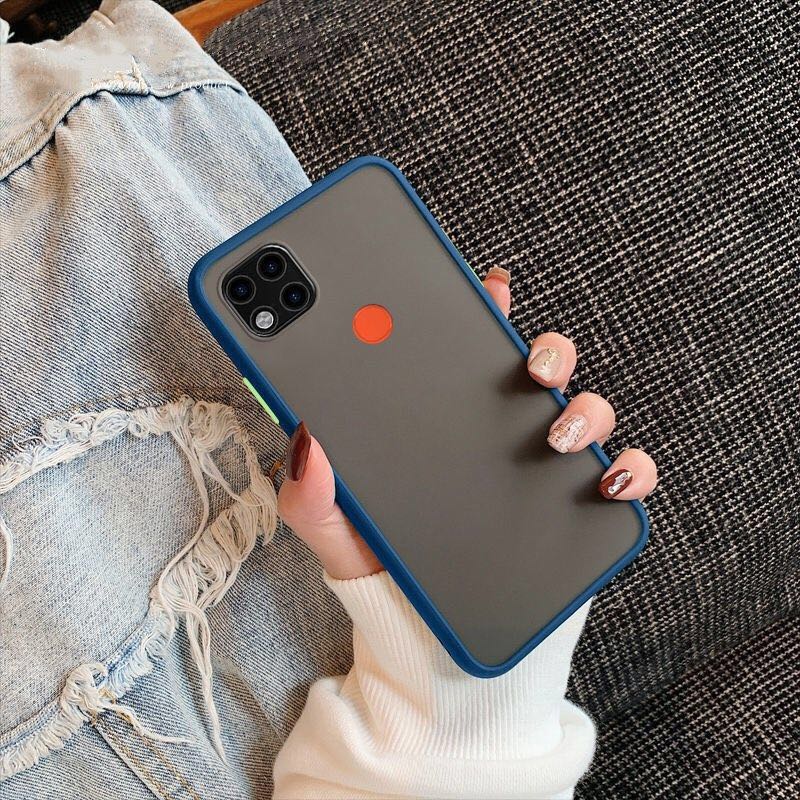 [ส่งจากไทย] เคสกันกระแทก ปุ่มสีผิดด้าน Xiaomi Redmi 9C เคสโทรศัพท์ ออฟโป้ ขอบนิ่มหลังแข็ง เคส Redmi9C