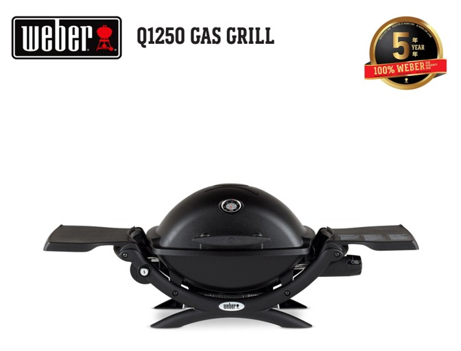 5 Years Warranty Weber Bbq Outdoor Gas Grill - Q1250 High Lid ราคา 16,599 บาท*ส่งฟรี