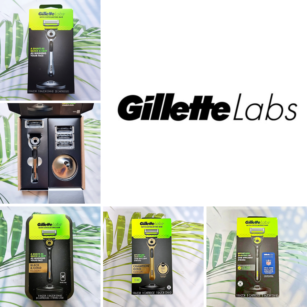ยิลเลตต์ ชุดมีดโกนหนวด GilletteLabs with Exfoliating Bar a Shave As Quick & Easy As Washing Your Face (Gillette®) ราคา 1,998 บาท*ส่งฟรี