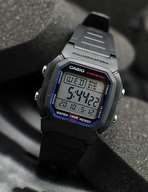 มุมมองเพิ่มเติมของสินค้า CASIO นาฬิกาข้อมือผู้ชาย สายเรซินสีดำ รุ่น W-800H-1A (สินค้าขายดี) - มั่นใจ ของแท้ 100% รับประกันสินค้า 1 ปีเต็ม