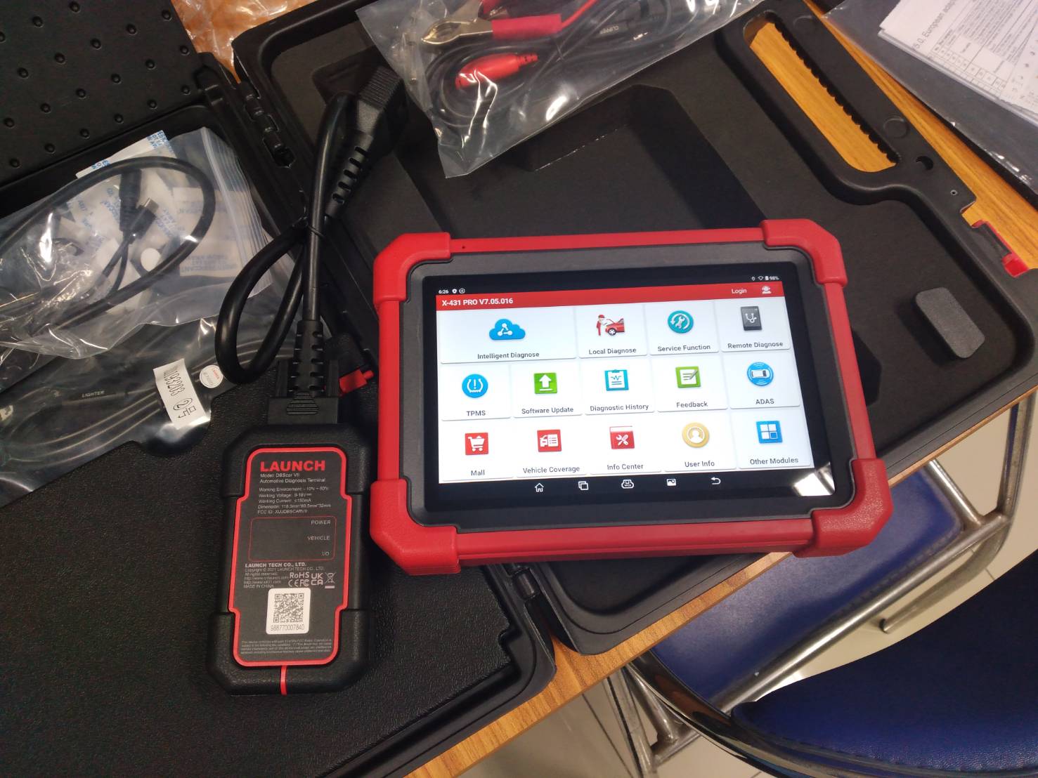 เครื่องวิเคราะห์ปัญหารถยนต์ เครื่องสแกนรถยนต์ เครื่องเช็ค OBD เครื่องเช็ครถยนต์ X431 เครื่องเช็คโค้ด ยี่ห้อ LAUNCH ราคา 37,230 บาท*ส่งฟรี