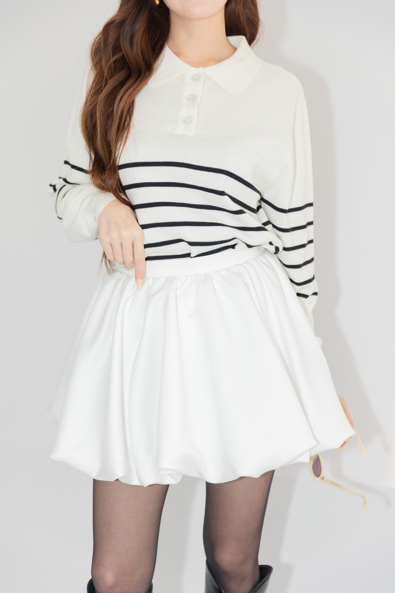 PUDDING SKIRTS กระโปรงบอลลูนตัวสั้นทรงสวย ผ้าดีคุณภาพมากๆค่า ทรงสวย กำลังพอดี แมทซ์สวยมากก ราคา 850 บาท*ส่งฟรี