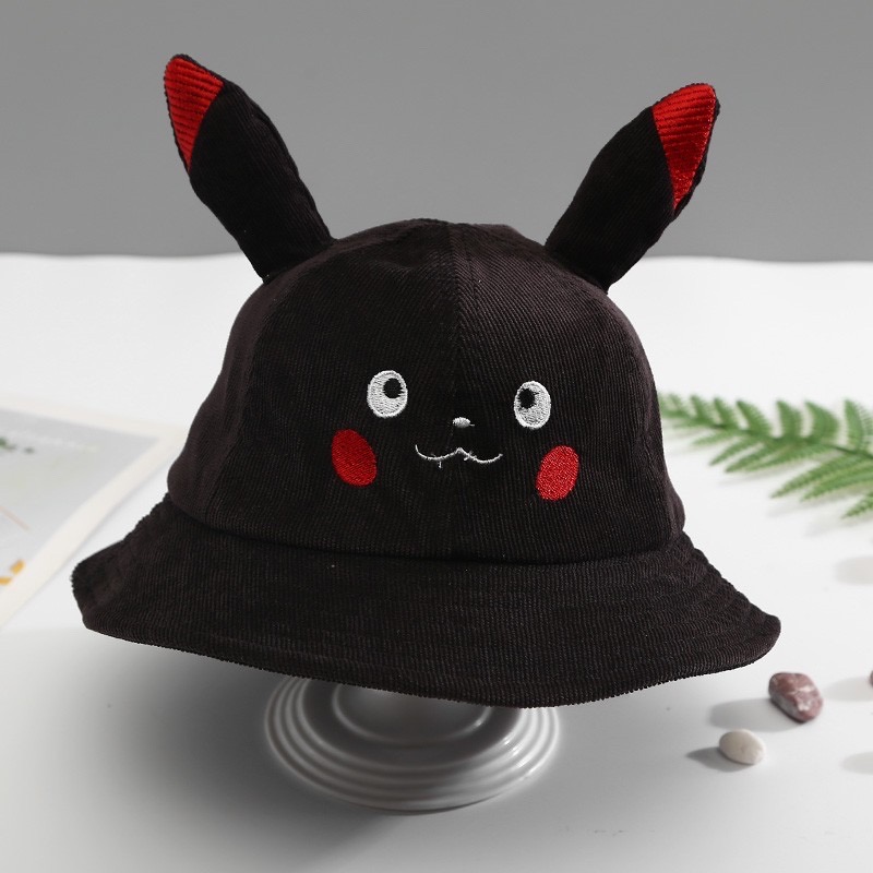 พร้อมส่งจาเมืองไทย Pikachu หมวก 2019 หมวกทารกการ์ตูนผ้าลูกฟูก  หมวกนุ่มน่ารักหม้อหมวกของเล่นหมวก