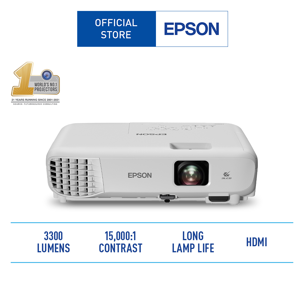 Epson EB-E01 XGA 3LCD Projector (โปรเจคเตอร์) ราคา 11,500 บาท*ส่งฟรี