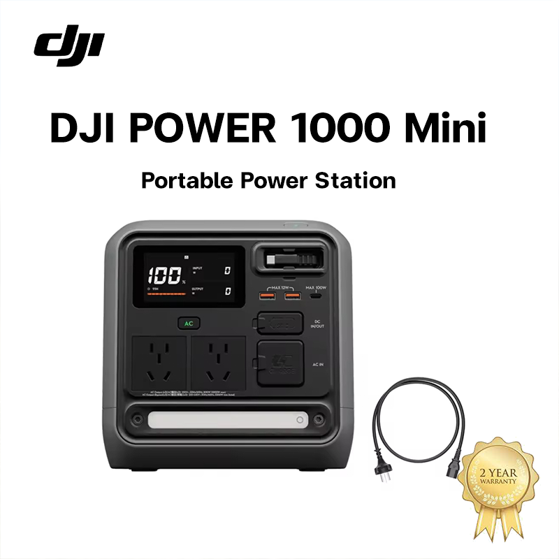 Dji Power 1000 Mini Portable Power Station 1000W/1008Wh Lifepo4 Battery Portable Power Bank for Outdoor Camping Emergency Situations