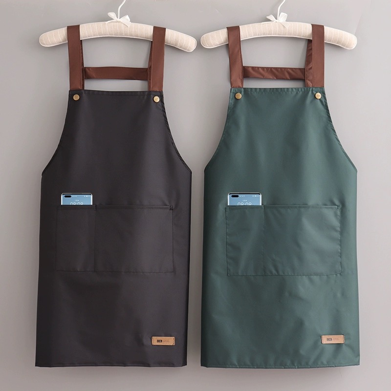 ⚡️พร้อมส่ง⚡️（วัสดุหนา）ผ้ากันเปื้อน ผ้ากันเปื้อนทำอาหาร ผ้ากันเปื้อนร้านกาแฟ Apron ผ้ากันเปื้อนครัว ผ้าระบายสวมสบายไม่ร้อน ราคา 49 บาท*ส่งฟรี