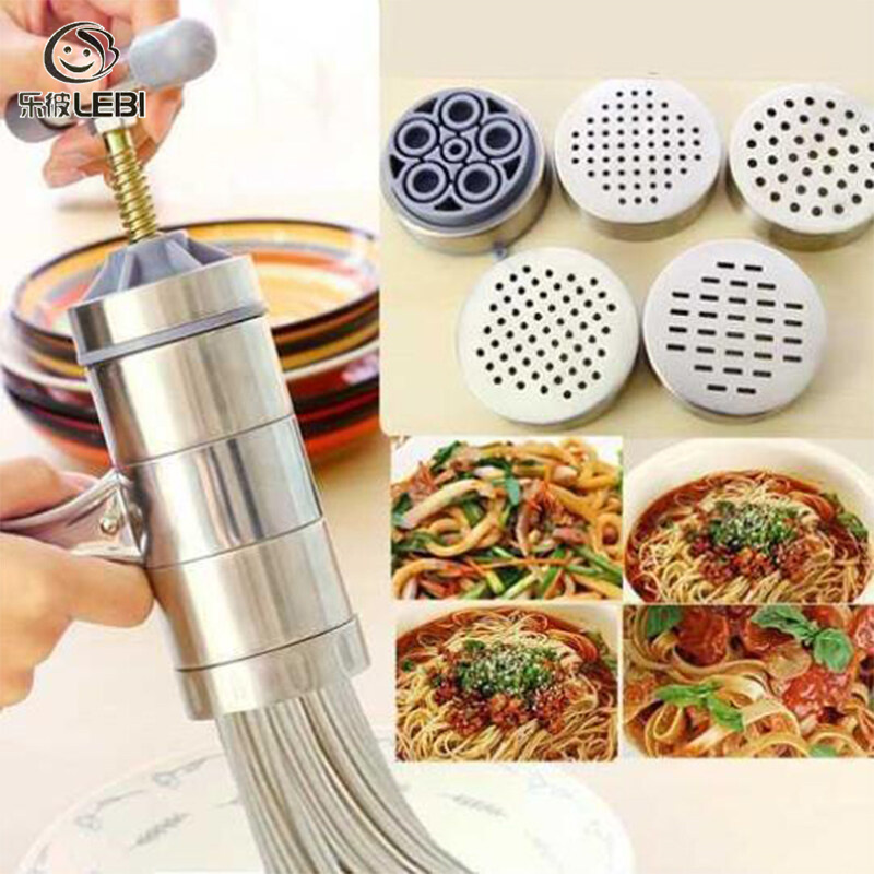 Stainless Steel Household Manual Noodle Maker Household Small Manual Noodle Maker Hand Noodle Press Noodle Machine ราคา 155 บาท*ส่งฟรี