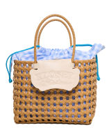 Kloset and Etcetera Picnic Mini Basket Bag (Pixar-18)  กระเป๋าถือดีไซน์สานโทนสีน้ำตาล