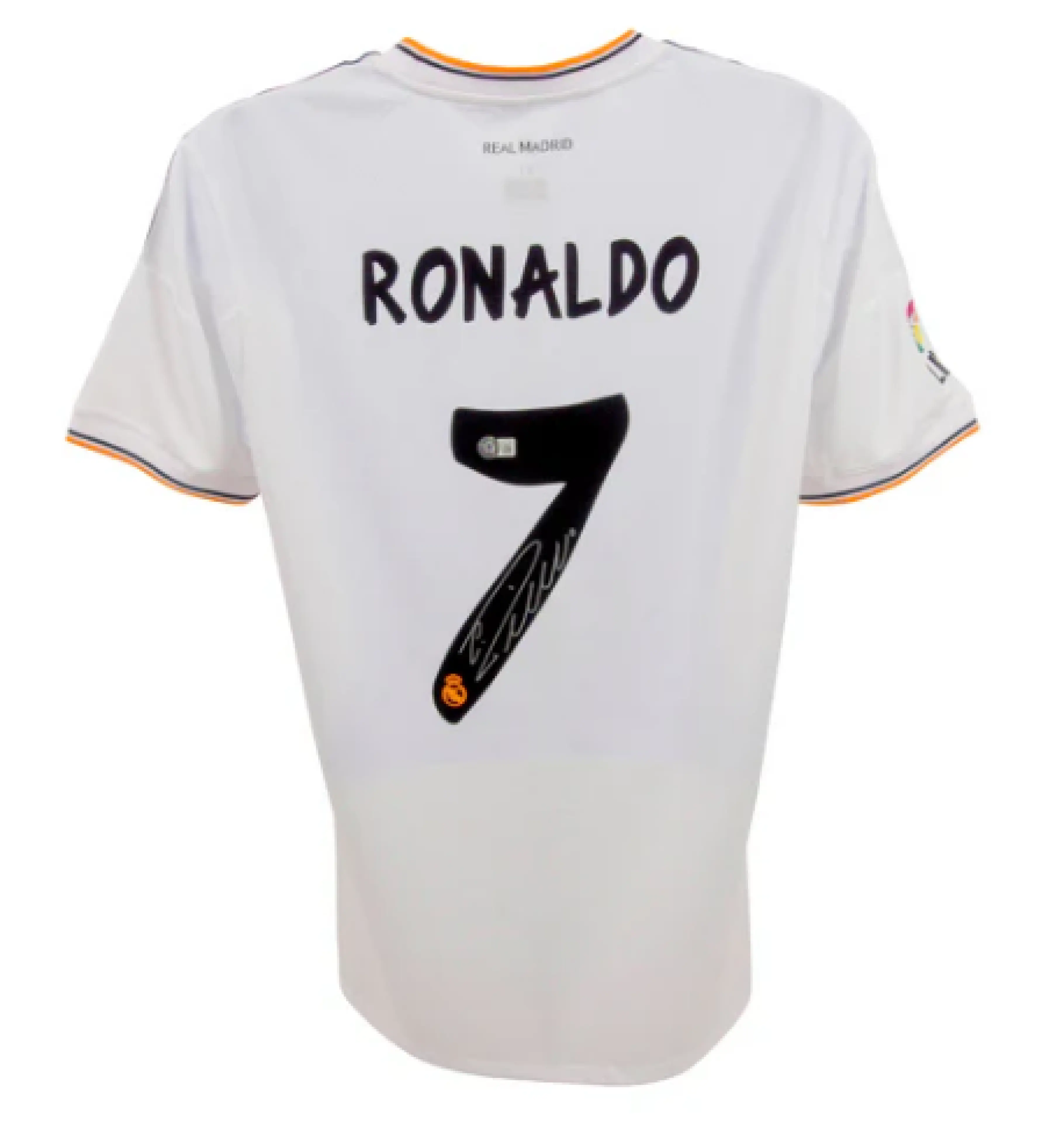Real Madrid Team Shirt with Cristiano Ronaldo's Signature, Season 2013/2014.