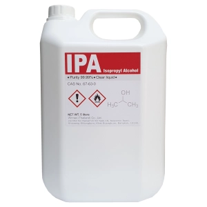 สินค้า IPA (Isopropyl Alcohol) 99.99% ปริมาณ 5 Liters ไอโซโพรพิล แอลกอฮอล์ 99.9% ปริมาณ 5 ลิตร ใช้ทำความสะอาด-ใช้ฆ่าเชื้อ