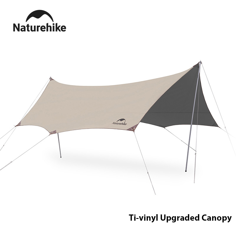 Naturehike กันสาด TITANIUM สีดำกาวครีมกันแดดกันน้ำกลางแจ้ง Camping canopy ปิกนิกชายหาด Sun Shelters ราคา 2,660 บาท*ส่งฟรี