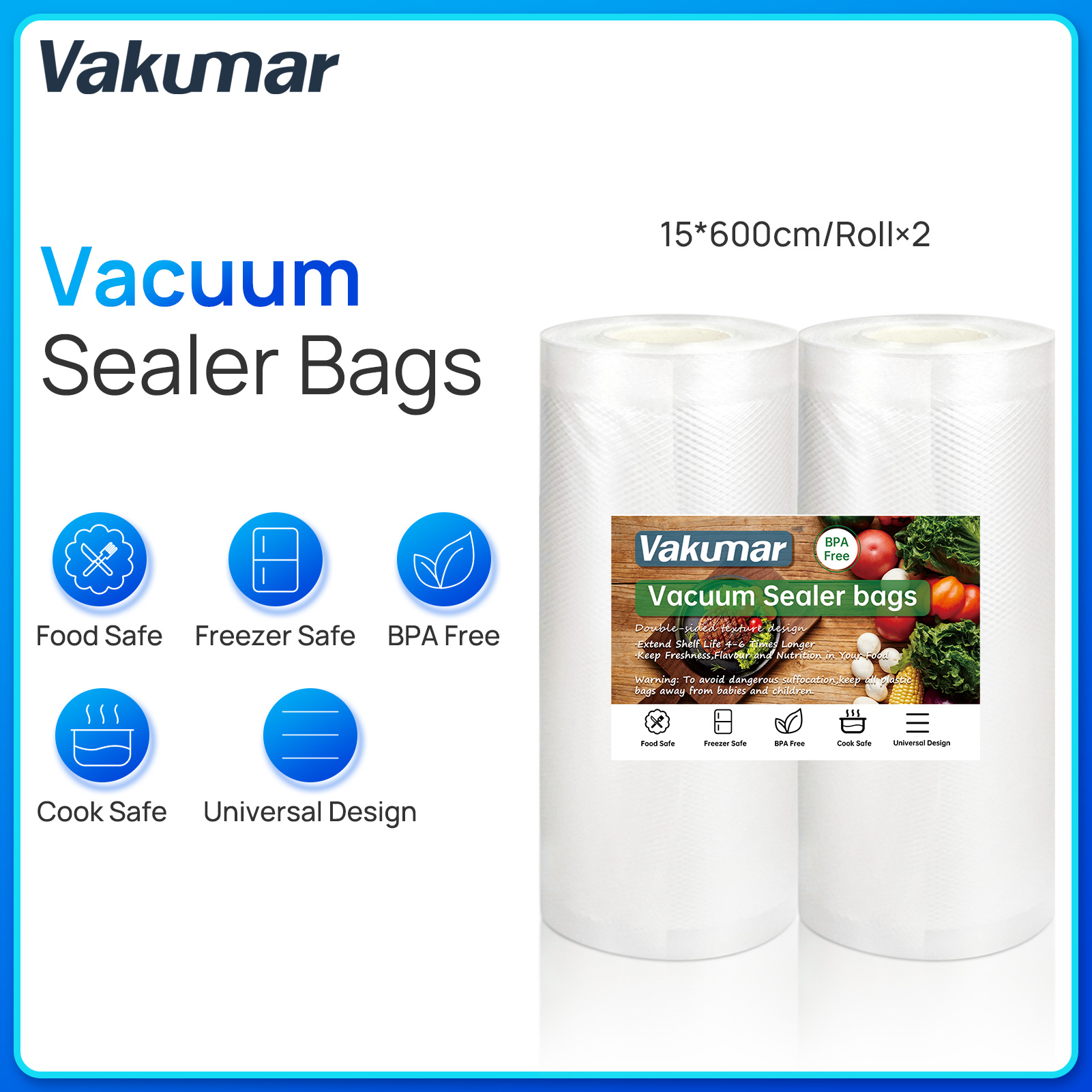 Vakumar VH5186 Kitchen Automatic Commercial Household Food Vacuum