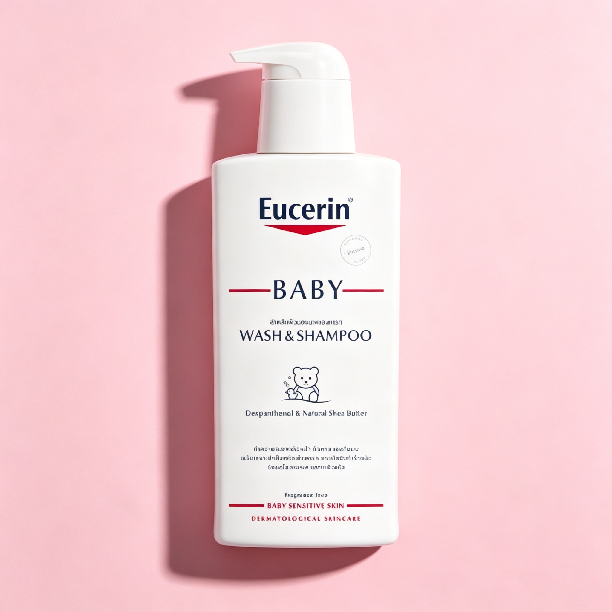 Eucerin pH5 BABY WASH & SHAMPOO 400 ML แชมพูสระผมและสบู่เหลว ทำความสะอาดผิวหน้า ผิวกาย สูตรอ่อนโยน สำหรับเด็ก
