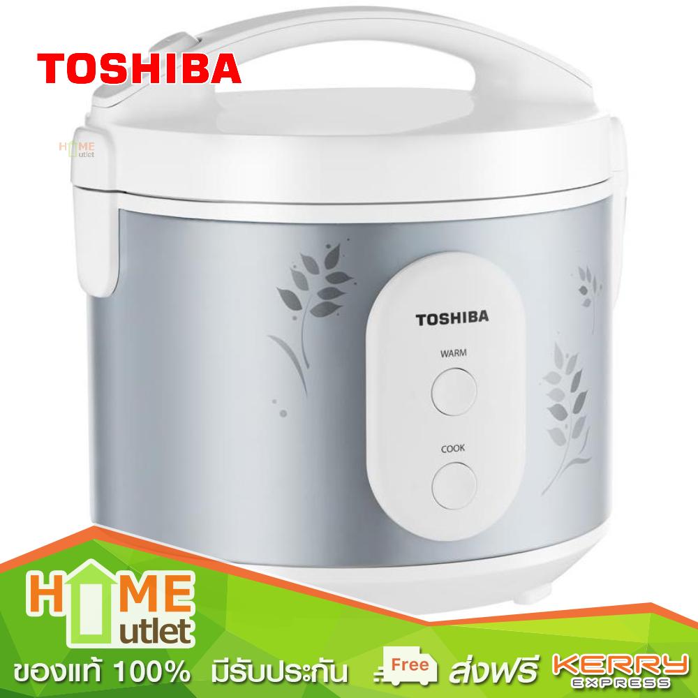 TOSHIBA หม้อหุงข้าวอุ่นทิพย์ 1.8 ลิตร เคลือบ Healthy flon รุ่น RC-T18JR(S)