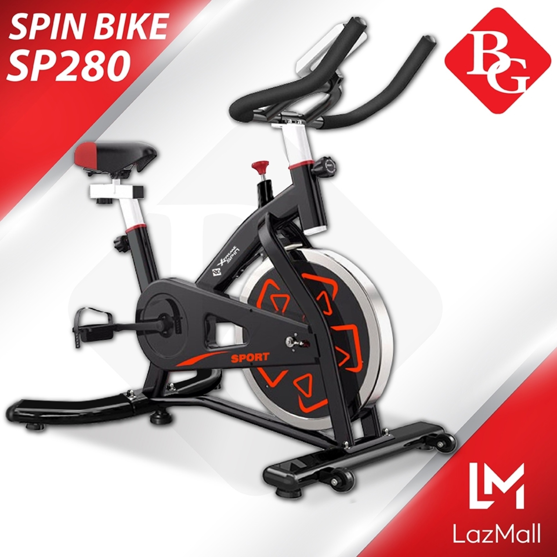 ดูภาพ B&G Fitness จักรยานออกกำลังกาย Spin Bike จักรยานฟิตเนส Spinning Bike เครื่องออกกำลังกาย ออกกำลังกาย อุปกรณ์ออกกำลังกาย รุ่น SP280 เพิ่มเติม B&G Fitness จักรยานออกกำลังกาย Spin Bike จักรยานฟิตเนส Spinning Bike เครื่องออกกำลังกาย ออกกำลังกาย อุปกรณ์ออกกำลังกาย รุ่น SP280