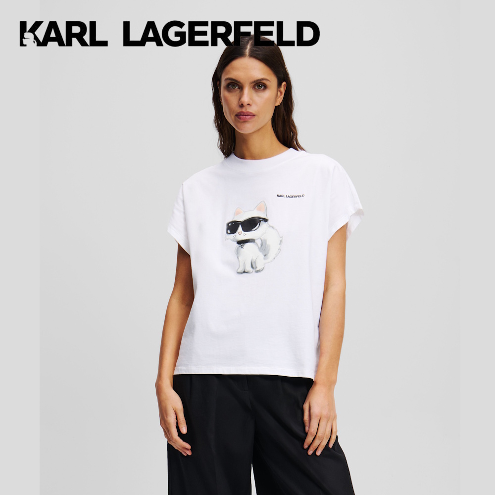 KARL LAGERFELD - IKON CHOUPETTE OVERSIZED T-SHIRT ราคา 5,150 บาท*ส่งฟรี