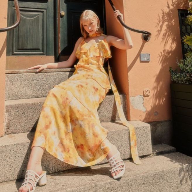 Pre ส่ง 16 May lookbookthesignature adeline dress sunrise ชุดเดรสไปงาน ราคา 3,450 บาท*ส่งฟรี