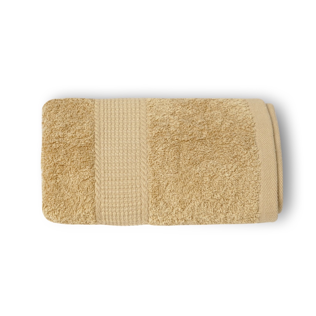 [ผืนเล็ก] CUSHY ผ้าเช็ดตัว ผ้าเช็ดผม ผ้าขหนู Cotton100% ขนาด 15x32 นิ้ว นุ่มไม่ระคายเคืองผิว สี GOLDEN YELLOW รุ่น RING SPUN ราคา 125 บาท*ส่งฟรี