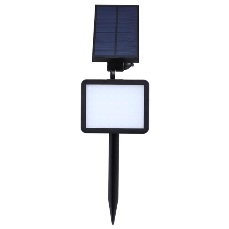 Solar Super Bright 48 LED Spotlight Solar garden light (White)ไฟติดผนัง+สวน พลังงานแสงอาทิ