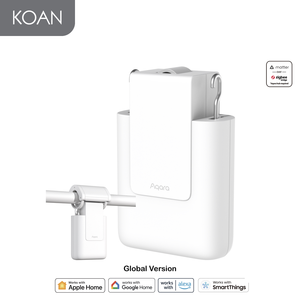 AQARA ม่านไฟฟ้าอัจฉริยะ Curtain Driver E1 [Rod Version] ราคา 3,890 บาท*ส่งฟรี