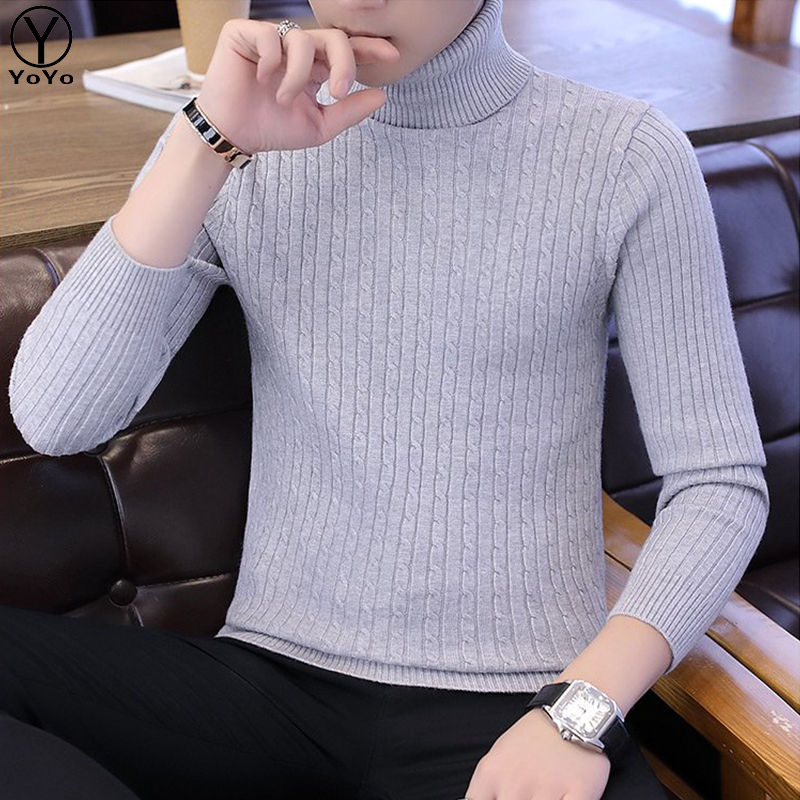 YOYO New Sweater เสื้อไหมพรมคอเต่าแขนยาว (หนา/นุ่ม/กันหนาว/อุ่นมาก) รุ่น2915