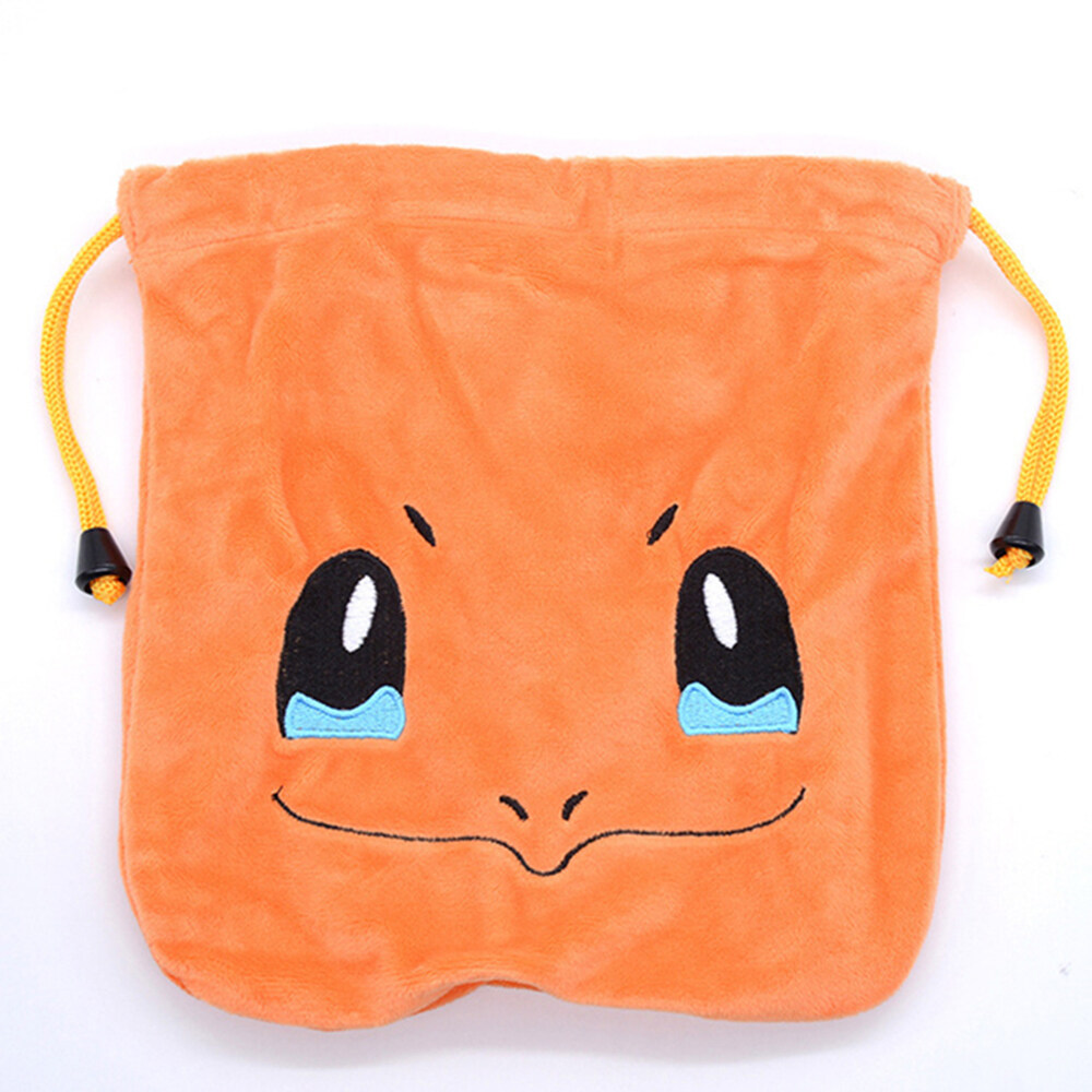 CGGUE น่ารัก1Pcs การ์ตูน Charmander Pokemon อะนิเมะกระเป๋าเก็บของ Pikachu กระเป๋าใส่เหรียญสายรัดกระเป๋า