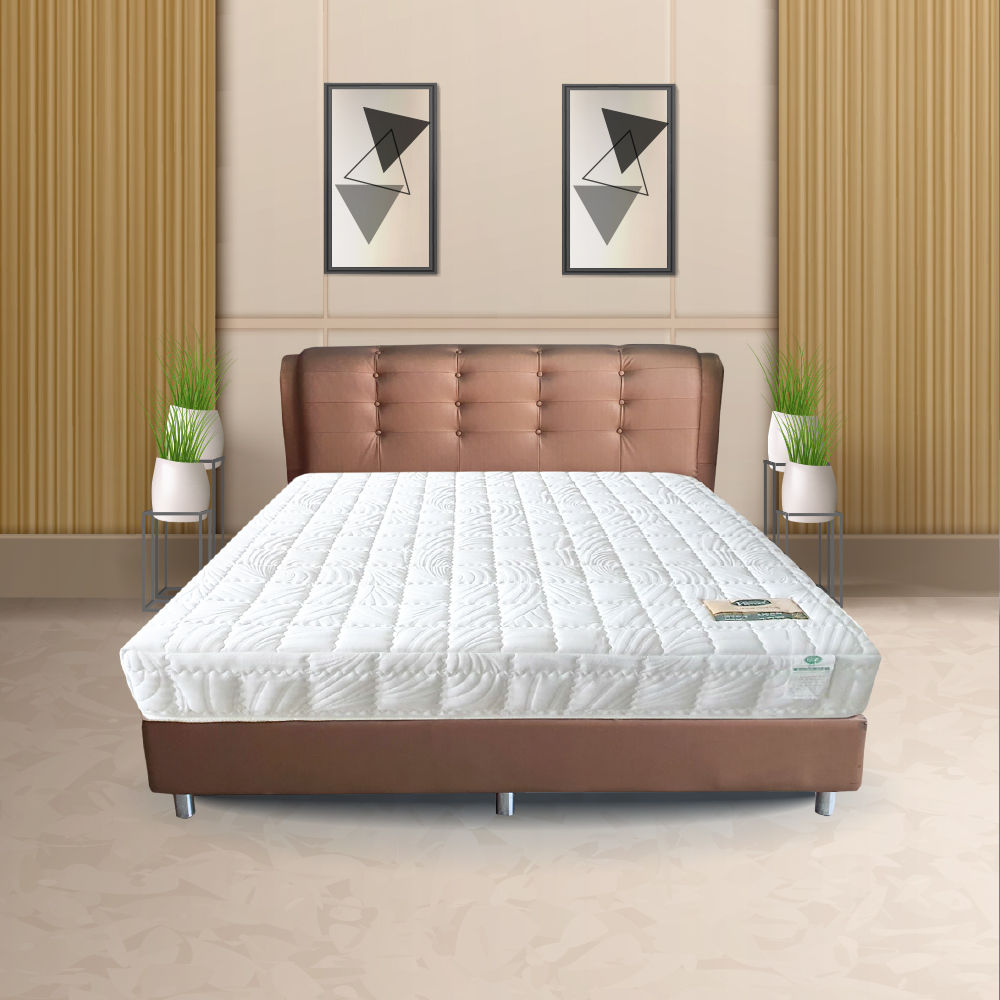 VENTRYที่นอนยางพาราธรรมชาติ100% รุ่น AT HOME หนา 8 นิ้ว ~ฟรีหมอนหนุน+หมอนข้าง ส่งฟรี กทมและปริมณฑล ราคา 32,900 บาท*ส่งฟรี