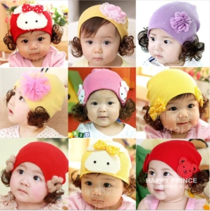 ภาพหน้าปกสินค้าหมวกมีปอยผม หมวกเด็กผู้หญิงสไตล์เกาหลี น่ารักมาก หมวกปอยผม หมวกเกาหลีน่ารักมากๆ ซึ่งคุณอาจชอบสินค้านี้