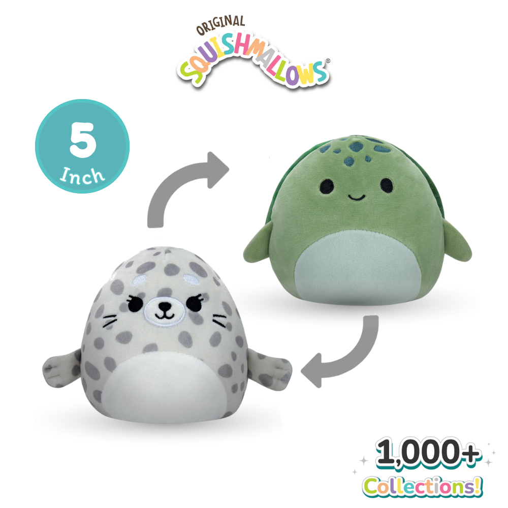 Squishmallows 5 Inch Flip ตุ๊กตาสควิชเมลโล ตุ๊กตานุ่มนิ่ม ขนาด 5 นิ้ว กลับด้านได้ หลากหลาย Collections ราคา 489 บาท*ส่งฟรี