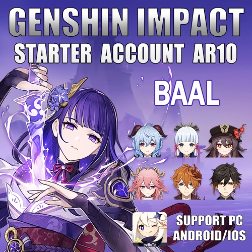 Genshin impact ID【Fast delivery】shogun+other characters combination low AR