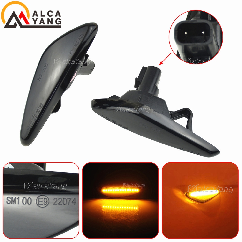 Dynamic Sequential LED Side Marker Turn Signal Light For Mazda MX5 RX8