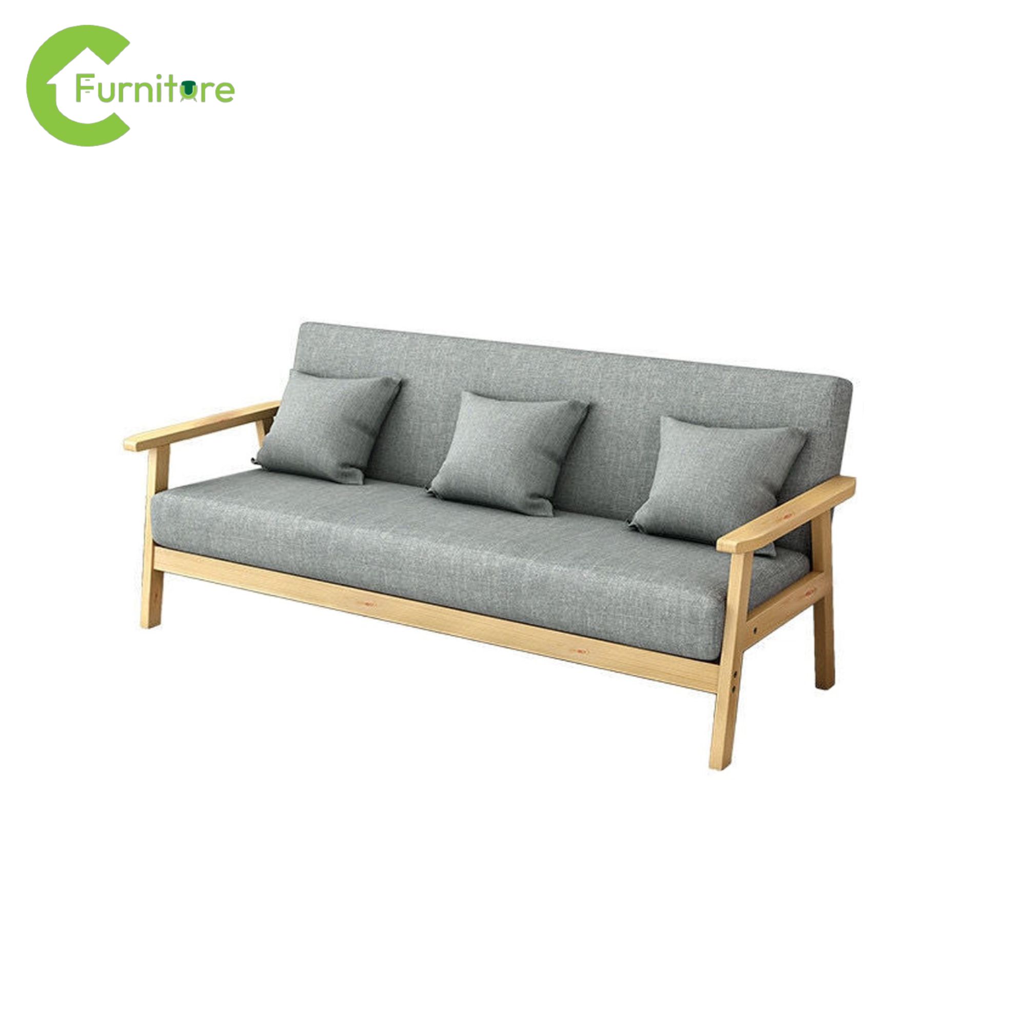 โซฟาเบด โซฟาห้องนั่งเล่น sofa chair โซฟาสไตน์นอร์ดิก 1ที่นั่ง 2ที่นั่ง 3ที่นั่ง Homec TH ราคา 1,499 บาท*ส่งฟรี
