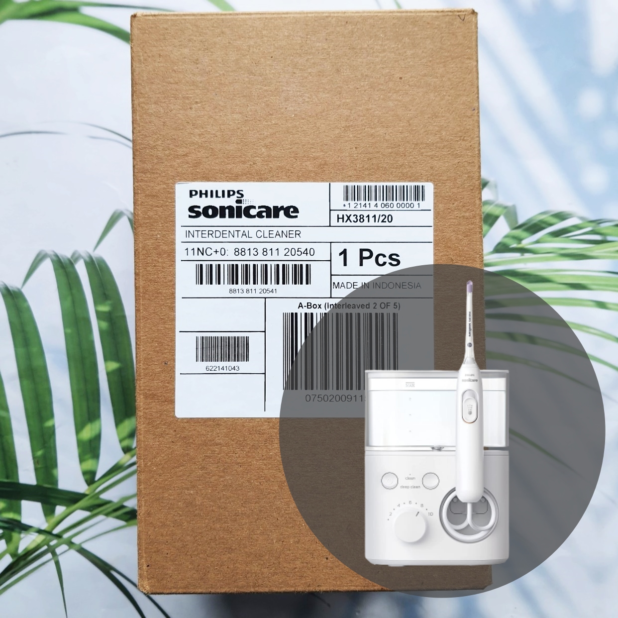 ผลิตภัณฑ์ความงามและการดูแลผิว (Philips) Sonicare Power Water Flosser Series 5000 HX3811/20 ฟิลิปส์ ไหมขัดฟันพลังน้ำ เครื่องฉีดพ่นน้ำทำความสะอาดฟัน