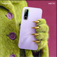 Infinix HOT 70 128+4GB (ผสาน RAM สูงสุด 12GB) Helio G100 Ultimate แบตเตอรี่ 6000mAh + 45W หน้าจอใหญ่ 6.78” 120Hz Ultra-Bright Always-On Display