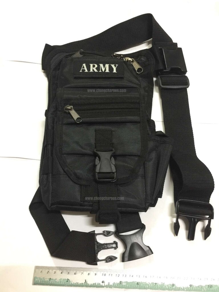 ภาพประกอบของ กระเป๋าปืน รัดขา โปลิส Police สีดำ