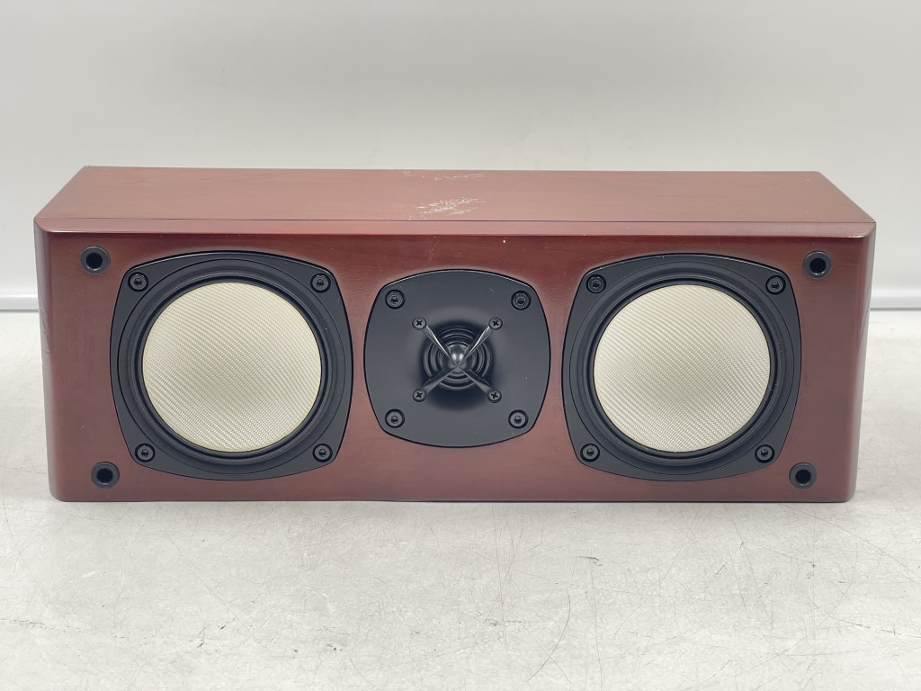 非常に良い】ONKYO センタースピーカーシステム 販売 (1台) 木目 D