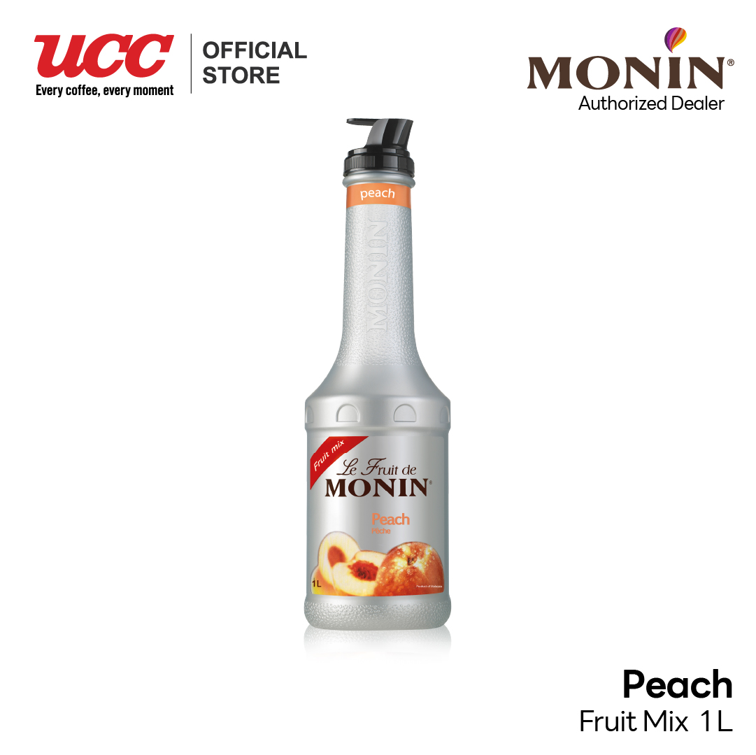 MONIN Peach Fruit Mix พีชฟรุ๊ตมิกซ์ 1L. ราคา 650 บาท*ส่งฟรี